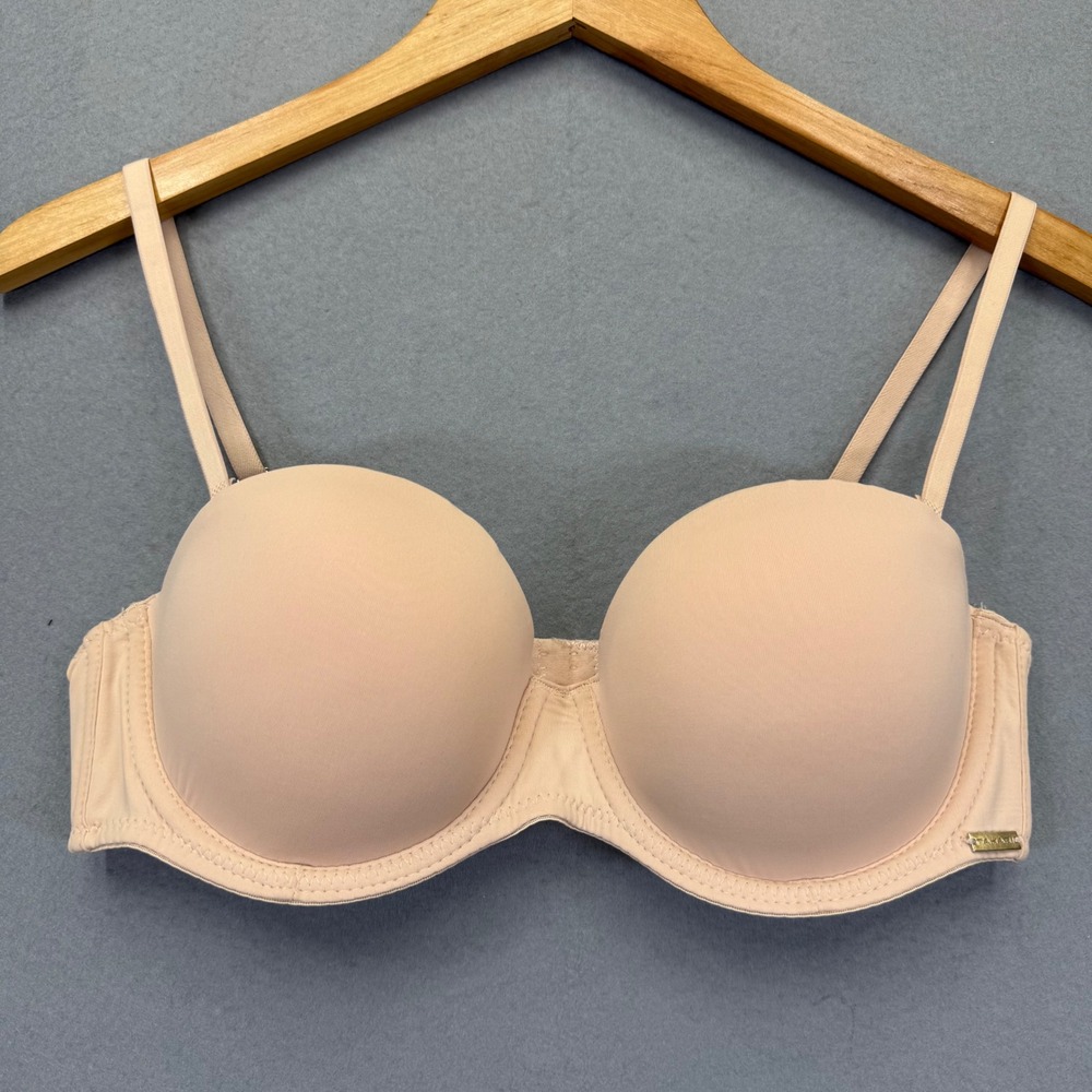 Tahari Womens Nude Strapless Convertible Underwire Bra 36C Beige WP51451-002-TZC